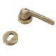 Handmade Brown Brass Round Mortise Door Lock Handle Set