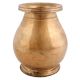 Handmade Antique Gold Brass South Indian Vase
