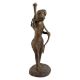 A Tribal Male Figure Standing For Office Gifting