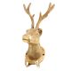 Brass Deer Hook With 2 Khooti For Stylish Home Decor