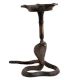 Brass Vintage Used Oil Cobra Lamp With 5 Jyoti