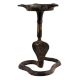 Brass Vintage Used Oil Cobra Lamp With 5 Jyoti