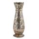 Brass Vintage Used Flower Pot With Carving Work