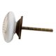 Golden Wheel Flat  Ceramic Dresser Knobs