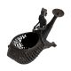 Tribal Fish Candle Stand With Man Jali Work