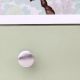 Handmade Round Brushed Nickel Plated Solid Brass Knob