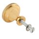 Handmade Round Golden Champagne Door Knob