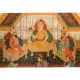 Mughal Painting Of Emperor Akbar Passing the Crown from Jahangir to Shah Jahan
