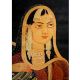 Canvas Mughal Painting Of Indian Queen Empress