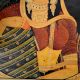 Canvas Mughal Painting Of Indian Queen Empress