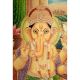Hand Painted Ganesha Painting For Home Decoration
