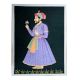 Canvas Handmade Mughal Painting Of Emperor Jahangir On Black Background