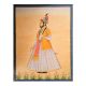 Indian Canvas Painting Of Mughal Emperor Jahangir