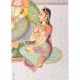Handmade Classic Canvas Mughal Empire Painting