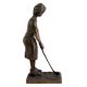 Lady Playing Golf In English Art