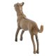 Handmade Antique Golden Brass Standing Dog Statue