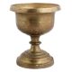 Handmade Antique Brass Cup With Round Bottom On A Stand