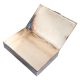 Handmade Black Brass Rectangular Trinket Box With Taj Mahal
