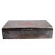 Handmade Black Brass Rectangular Trinket Box With Taj Mahal