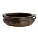 Handmade Black Brass Urli For Floating Flowers And Decoration