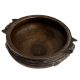 Handmade Black Brass Urli For Floating Flowers And Decoration