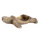 Handmade Brown Flower Basket Planter Decorative Showpiece
