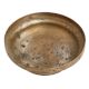 Handmade Antique Brass Footed Bowl  With Thick Rim