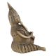 Handcrafted Black Dhokra Sitting Musician Ganesha Statue