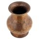 Handmade brown Patinated Brass Water Pot