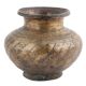Handmade Brown Brass Water Storage Matka Or Pot
