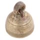 Handmade Tan Brown Brass Temple Bell Hindu Pooja Accessory
