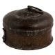 Brass Old-style Trinket Box With Round Handle