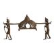 Handmade Antique Gold Brass Dhokra Warrior Bow Arrow Statue