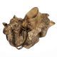 Handmade Brown  Sitting Camel Statue