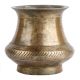 Holy Water Pot With Lines Carving Big