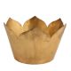 Handmade Brown Brass Round Lotus Shape Flower Pot
