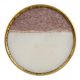 Pink White Stone Brass Plated Dresser Knobs