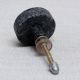 Round Grey Marble Wooden Cabinet Knobs