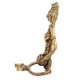 Handmade Antique Brass Tribal Musician Statue