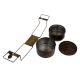 Brass Two Tier Lunch Box With Old Age Patina