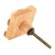 Square Checkerboard Wooden Resin Cabinet Knobs