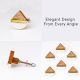 White Resin Drop Wooden Dresser Knobs