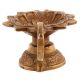 Handmade Antique Gold Brass Oil Lamp Diya With Handle