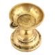 Handcrafted Golden Brass Puja Oil Diya With Single Face