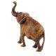 Handmade Golden Brass Elephant Statue Showpiece