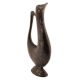 Handmade Black Brass Bidri Art Flower Vase Showpiece