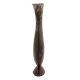Handmade Black Brass Bidri Art Flower Vase Showpiece