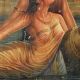 Handmade Multicolored Soni Mahiwal Romantic Theme Canvas Painting