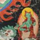 Handmade Multicolored Vajrasattva with Consort Brocade Thangka Painting