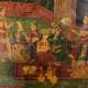 HandmadeÂ Multi-coloured Mughal Canvas Painting Moghul Empire Harem